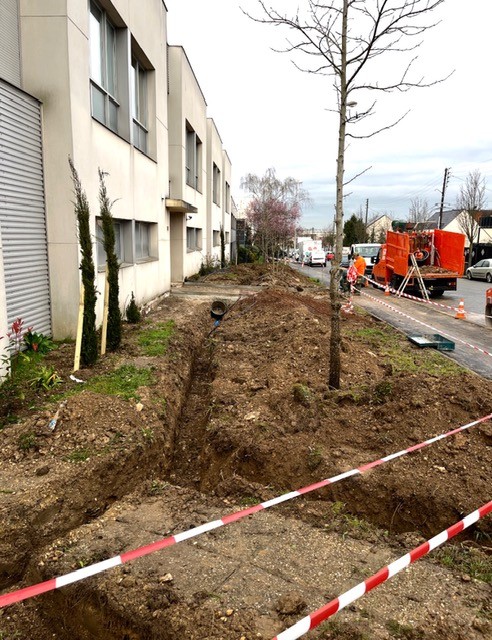 arrosage automatique en cours jardin